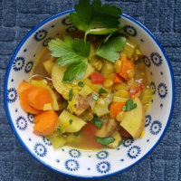 Turmeric Lentil and Veggie Soup